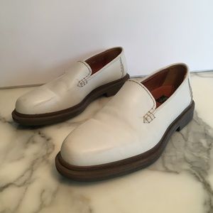 Cable & Co Men’s Soft White Leather 9.5 loafer